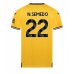 Wolves Nelson Semedo #22 Hjemmedrakt 2023-24 Korte ermer